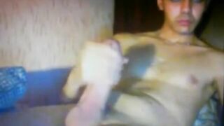 smooth turkish guy wanking huge thick cock on cam 2