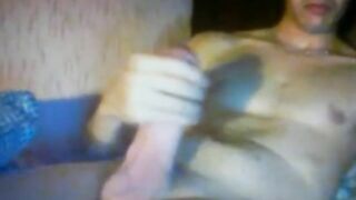 smooth turkish guy wanking huge thick cock on cam 2