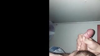 Sex shop video booth jerk off. Big cum shot. Rope 2