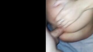 Home anal creampie, hot girl, hot ass.