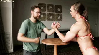 blakelee flexing her perfect body over nerd