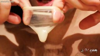fruit fuck and self swallow - the best comes after cumming 3