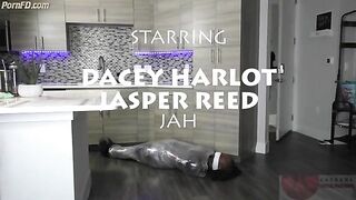 Face destroy trample two girl