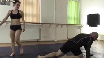 Mixed Wrestling Headscissors Cass