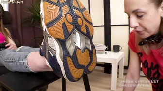 UGF-Gamer Girl Demands A Proper Foot Worship