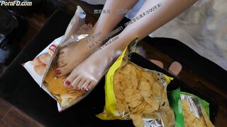 Chinese Group Foot Worship