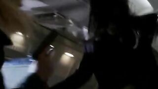 Kelly Hu neckbreak scissors