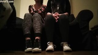 Two converse lick and clean