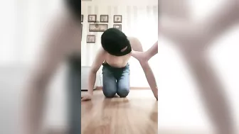 Chinese femdom Dog slave training