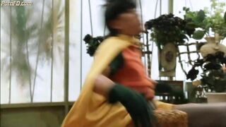 Asian Superhero Robin's balls gets stomped
