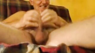 horny grandpa jerking off 3