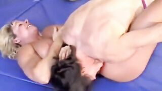 Topless Female Wrestling