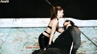 CrossTheLine - Latex Headscissor Hit