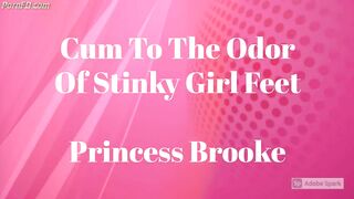 Cum To The Odor Of Stinky Girl Feet
