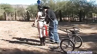 SHADOWPLAYERS - Ponygirl Sybil at the Corral