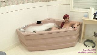 Amadahy - Sissy Danni in Chastity Serves Princess in Bath