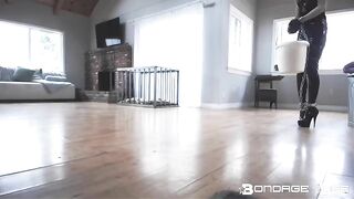 BondageLife Rachel Greyhound - Latex Floor Wash