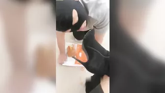 Chinese Femdom,mistress Dirty Boots Trampling Food Feeding Footslave