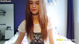 My Online Girlfriend 18 and Perfect Young Camgirl