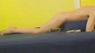 Fleshlight pillow humping cum inside