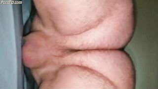 Mattress humping fuck cum inside orgasm