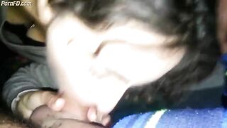 Amateur Italian blowjob and facial