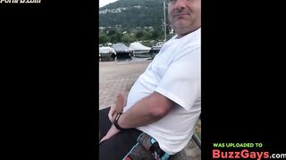 Daddies fan handjob
