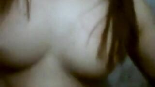 Indian girl recording herself in Bathroom