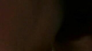 Korean girl sucks cock in a bathroom gloryhole and gets cum