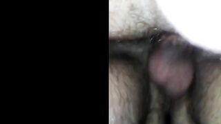 Bareback bottom gets a load