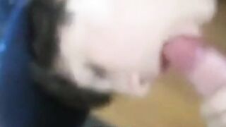 Amateur teen sucking his friends dick 3