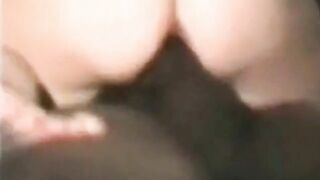 White Girl Riding a BBC in Her Ass - Pussy Creampie 2