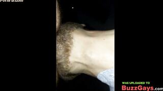 Bareback bottom gets a load 2