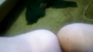 Chubby amateur masturbates