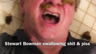 Black Man Shits, Pisses, Cums in Stewart Bowman’s Mouth