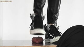 CBTrample - Mistress Alina - Footjob with high heels - 1174