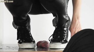 CBTrample - Mistress Alina - Footjob with high heels - 1174