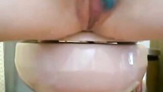 Milf Bathroom Squirt Orgasm