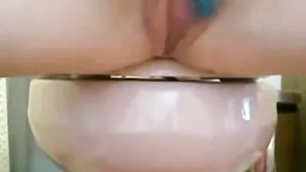 Milf Bathroom Squirt Orgasm