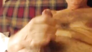horny grandpa jerking off