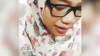 SandpDecent - Tudung Virgin Uni Student Nerd Cum on Face 2
