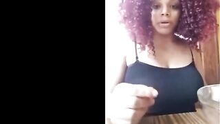 Single Mother With Big Titties Records Herself Lactating