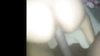 Ebony slut gets her coochie fucked deep by thug BBC