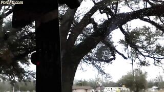Jerking off roadside after class