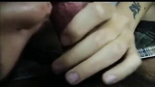 Chinese Cutie Sucking Cock In Public Bathroom 2