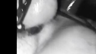 BBC fucks a bitch in chastity (black and white) 2