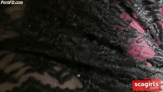 spunk on slut in pantyhose and dress