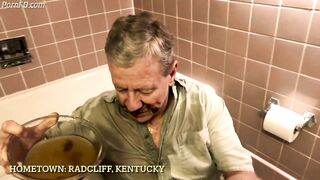 Stewart Bowman is Used as a Toilet and Eats Shit, Piss and Cum from Another Black Man