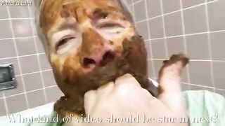 Stewart Bowman Eats Shit and Smears It All Over Face