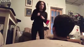 Sexy Cat Burglar Foot Slapping